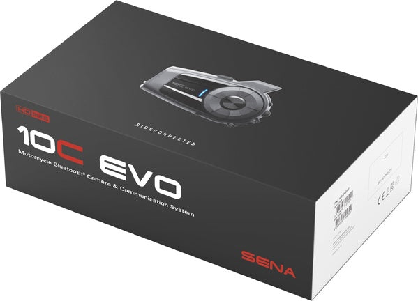 Sena 10C-EVO Bluetooth Comms, Camera w HD Speakers