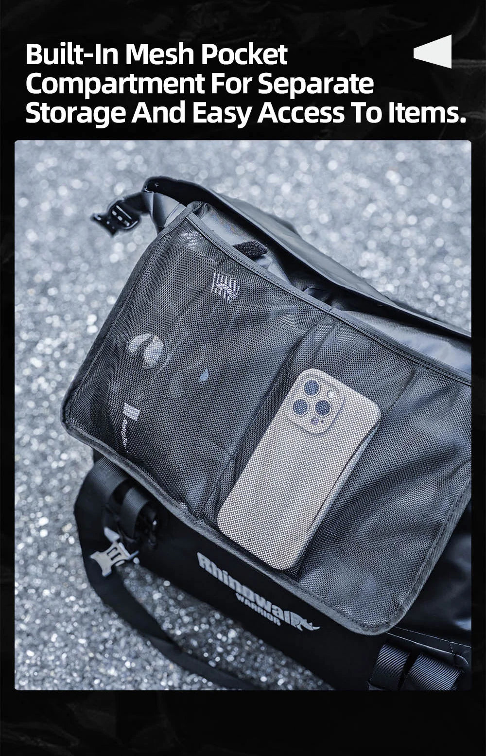 RhinoWalk Warrior Series X Waterproof Duffel Bag - 20L, 40L, 65L