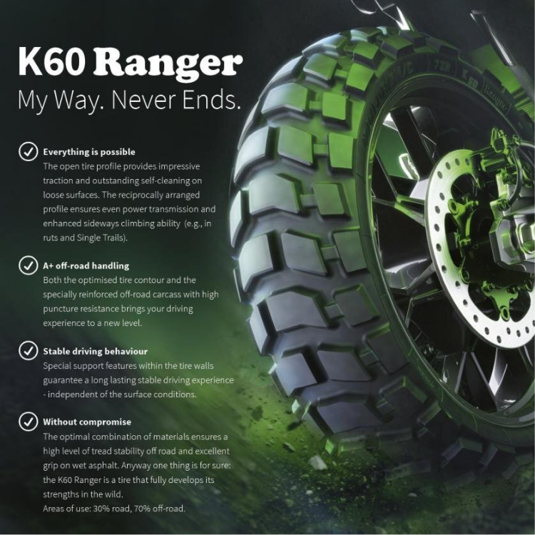 Heidenau K60 Ranger 150/70-18 70R TL