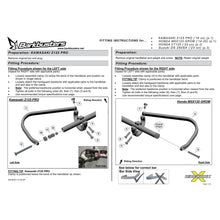 Load image into Gallery viewer, Barkbusters Hand Guards Honda CT 125 '20-, MSX125 Grom '14-'20, Kawasaki Z 125 Pro '16-, Suzuki DS250 SX V-Strom '23-