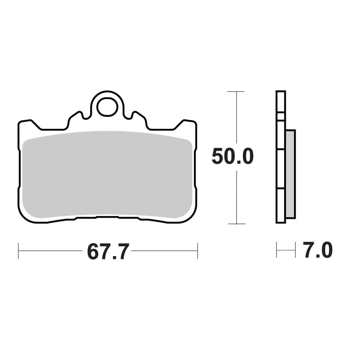 Brembo Prime Brake Pad Sinter Front 07HO72SA