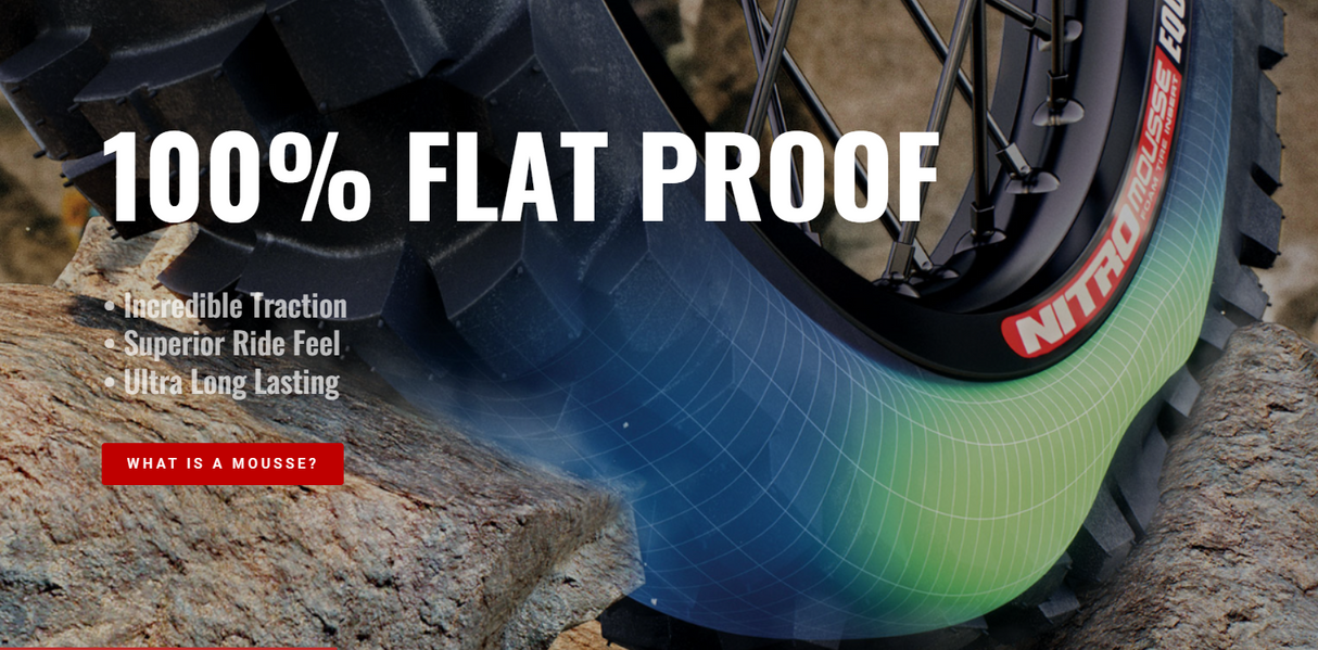 Nitro Mousse 21" 80/100 90/90 10-12 PSI