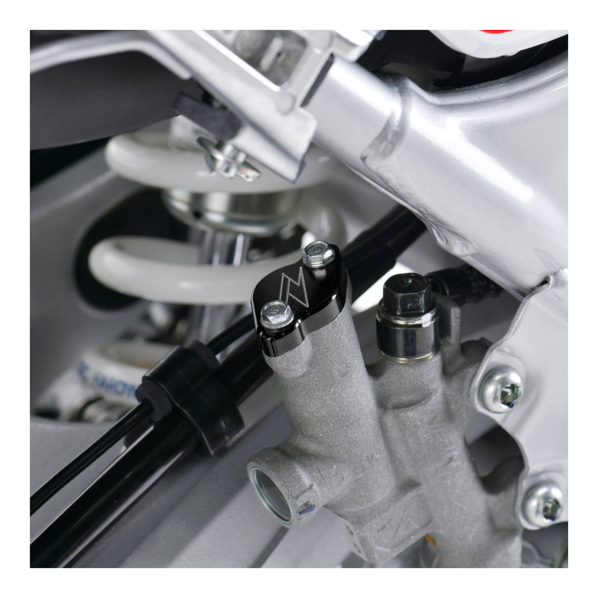 Zeta Rear Brake Reservoir Cover - Yamaha YZ / YZF, WRF, WR250R / WR250X - Black