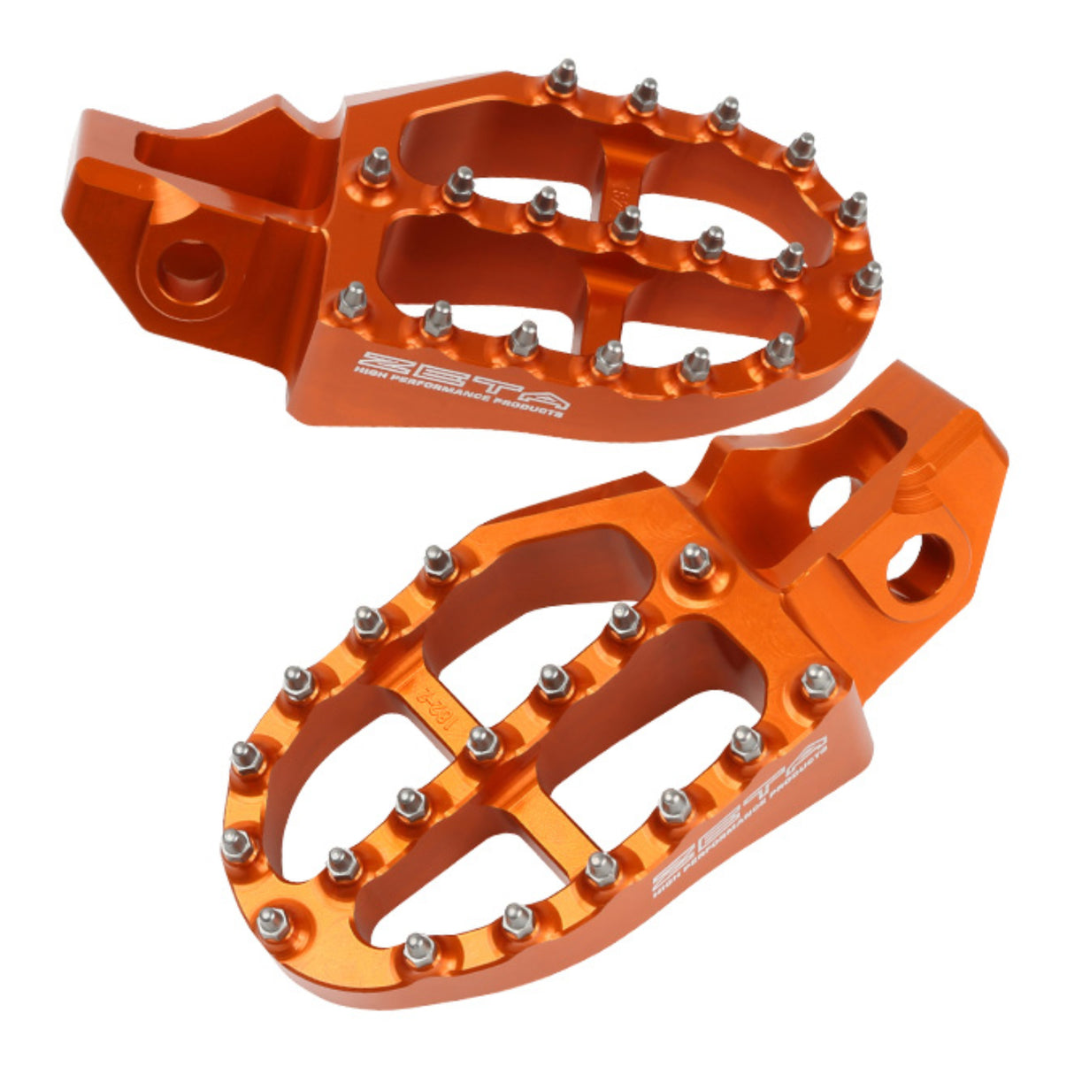 Zeta Aluminium Foot Pegs - KTM SX ('16-) - Orange