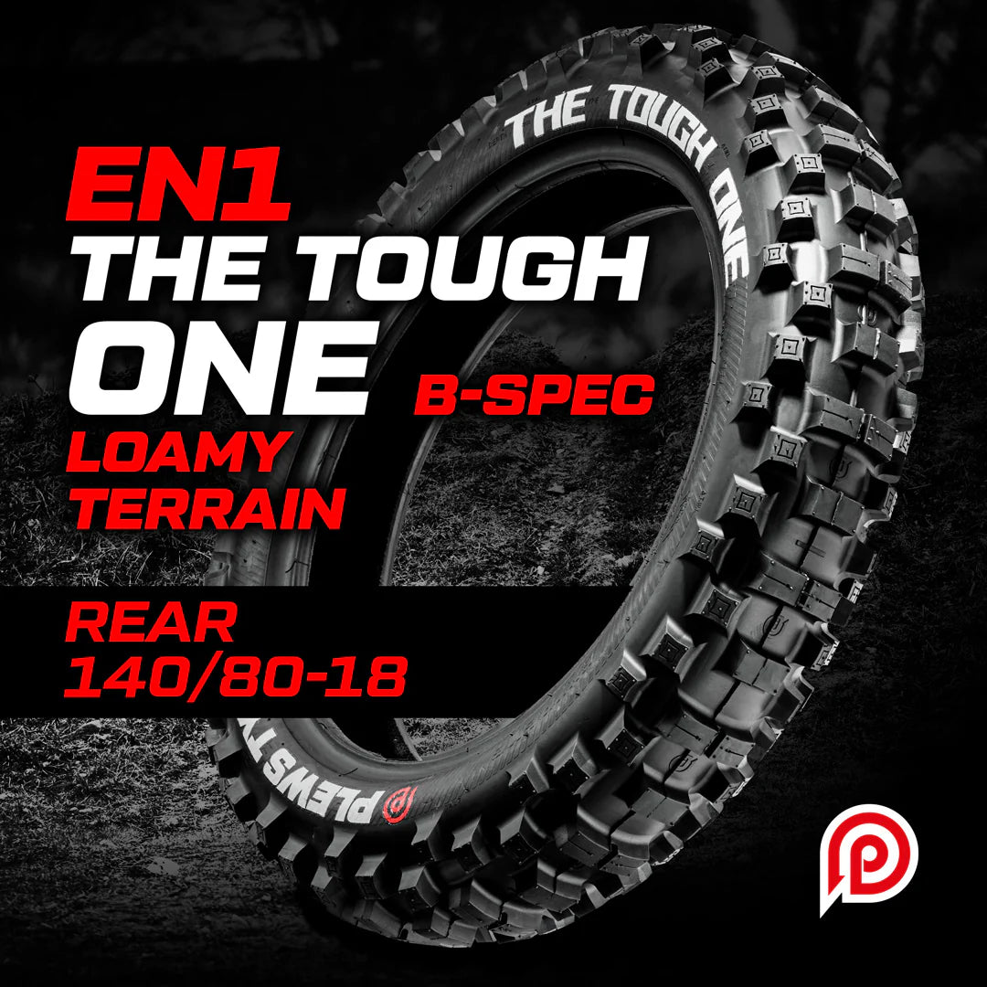 Plews EN1 The Tough One Extreme B" Spec 140/80-18 Rear Tyre