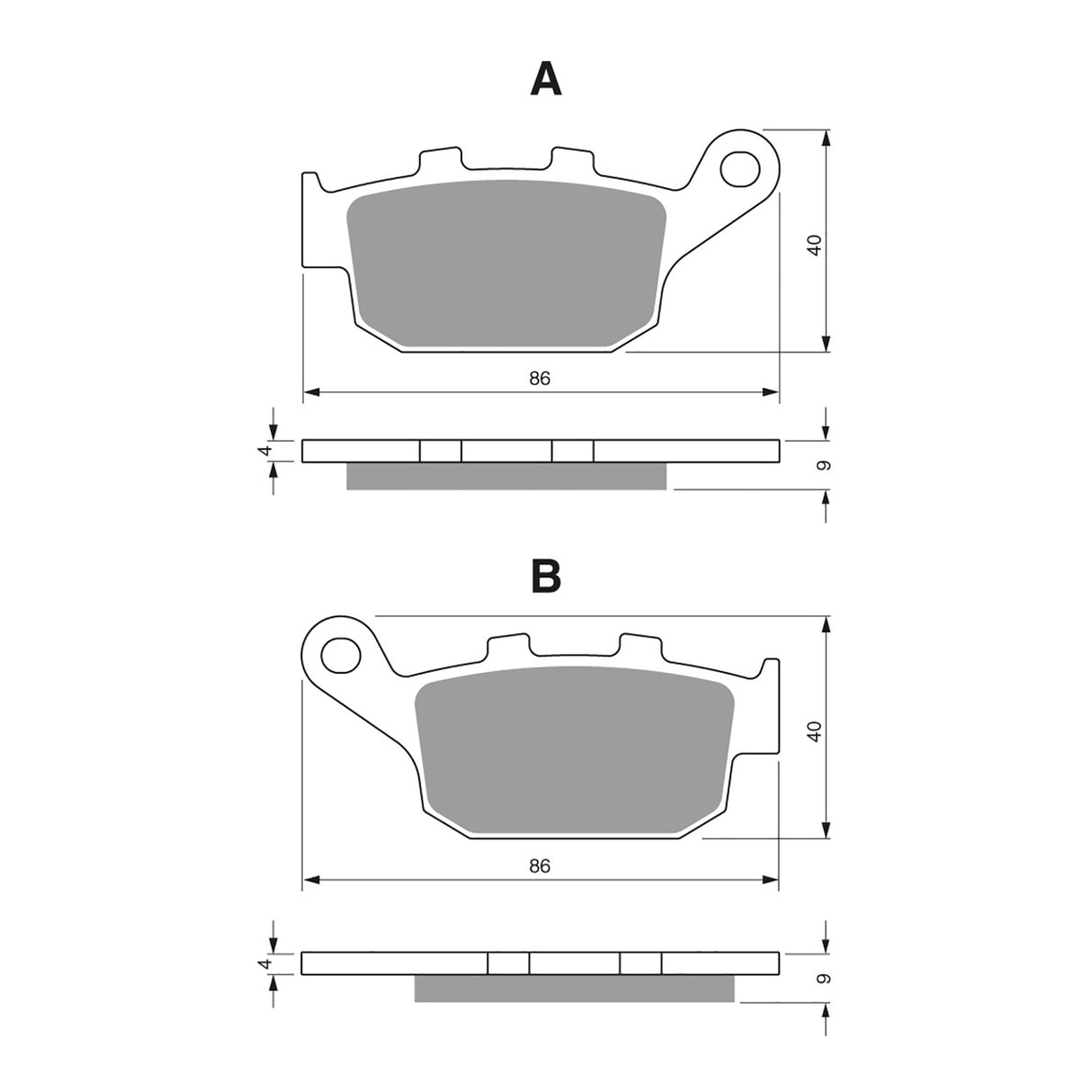 GOLDfren Brake Pads Sintered Sports GF306 - S3 ( PH427 )