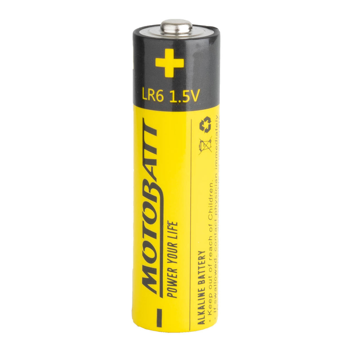 Motobatt AA (LR6) 1.5 Alkaline Battery (4/Card) *10