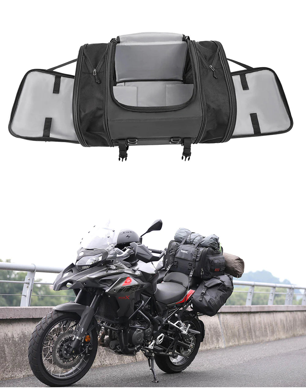 Rhinowalk Expandable Rear Luggage Bag