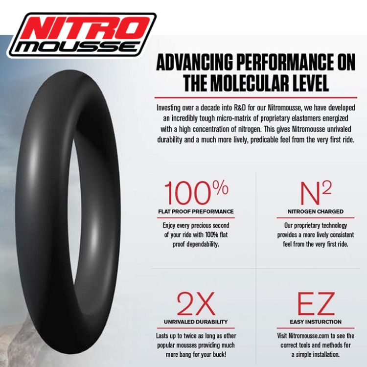 Nitro Mousse 21" 80/100 90/90 10-12 PSI