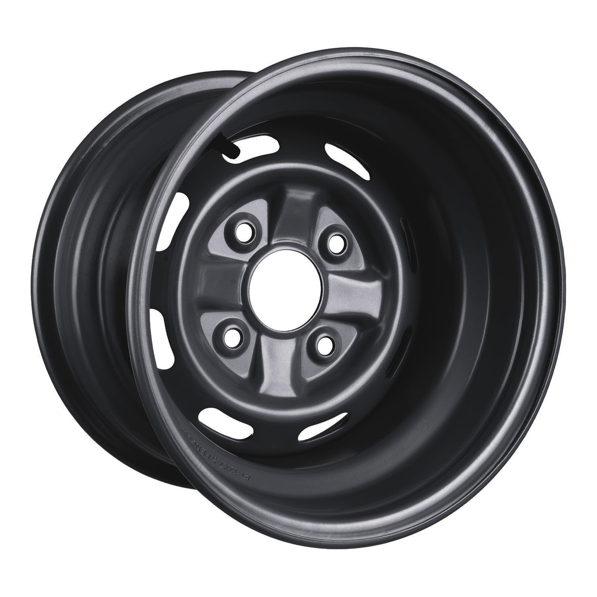 Whites ATV/UTV Steel Rim 12x7.5 Honda Rear 4/110 -21 - Black