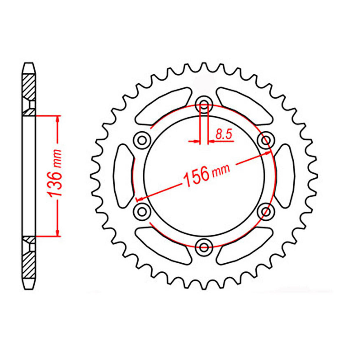 XAM Sprocket Kit Sherco 250/300SH2 NSDCG2 14/49