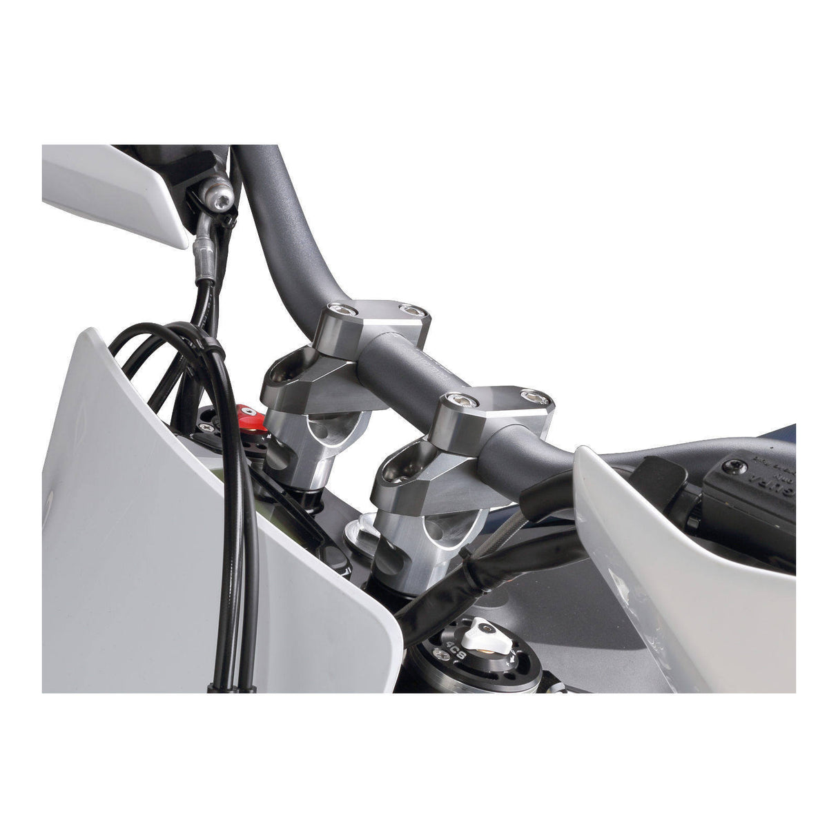 Zeta Handlebar Rise Kit 20mm Offset / 26mm Height - 22.2mm / 28.6mm Bar - Titani