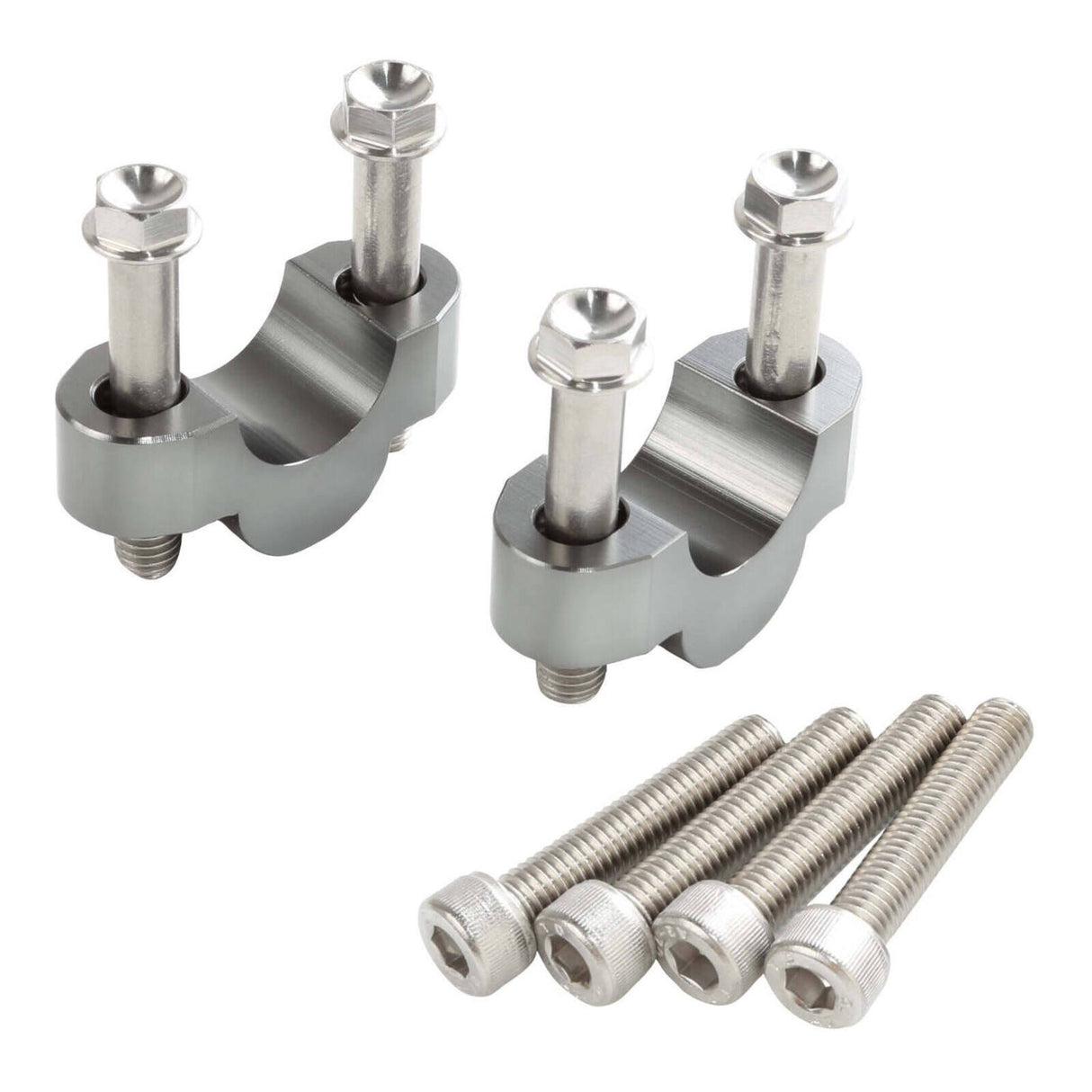 Zeta Handlebar Rise Spacer 14mm Height - 22.2mm Bar - Titanium