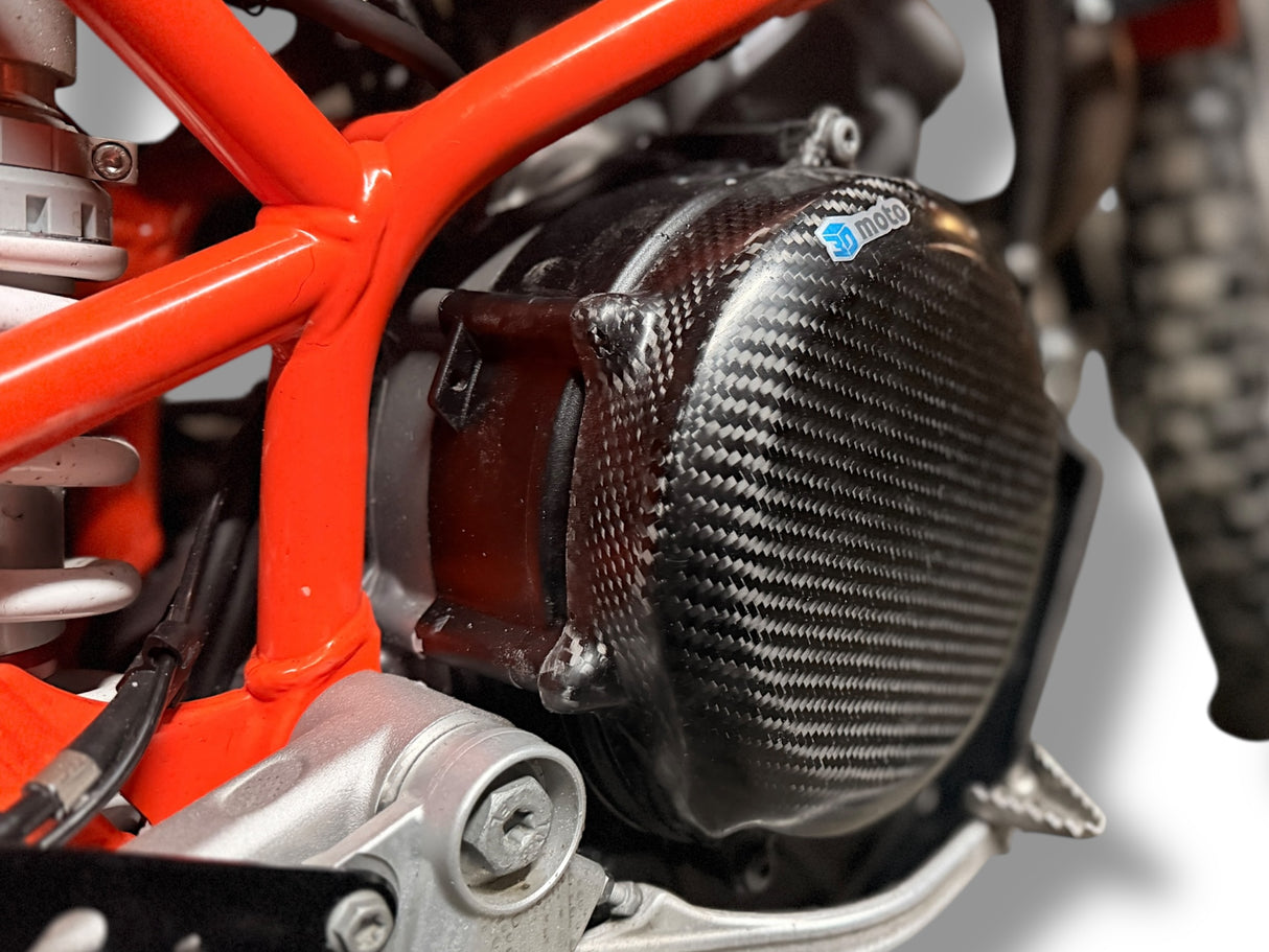 Carbon Fiber Engine Covers for 26+ KTM 690 Husqvarna 701