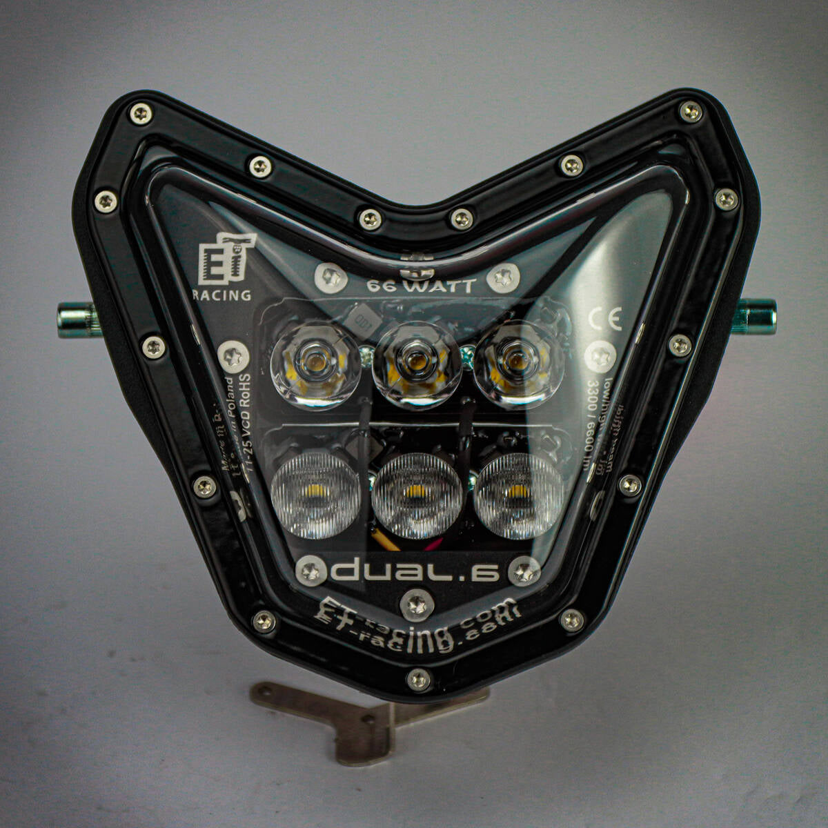 Dual.6 Headlight for Sherco 2024+ Black