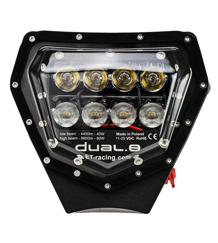 Dual.8 Headlight for KTM 150-500cc 2024 up TBI/ EXC-F/XC/XC-F