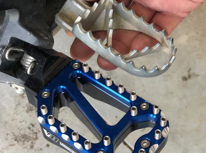 Vanasche Adventure Footpegs Silver for KTM, Husqvarna & GasGas