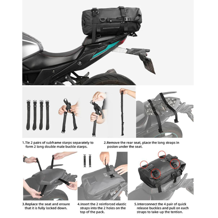 Rhinowalk 15L ADV Pannier & Rear Bag