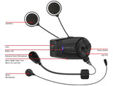 Sena 10C-EVO Bluetooth Comms, Camera w HD Speakers