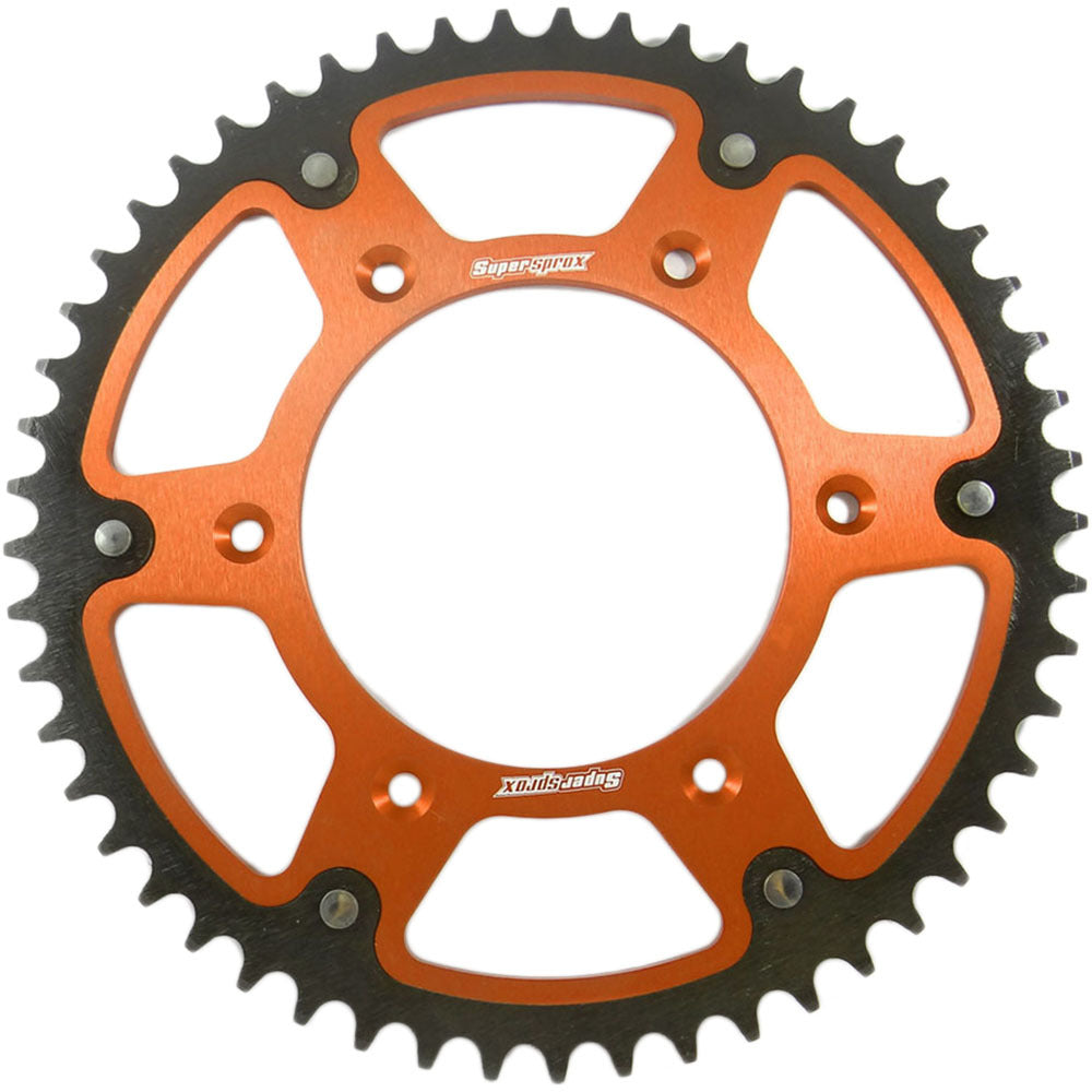 JT Sprockets Aluminum Rear Sprocket - 48 Tooth, Orange (Fits KTM 1990+, Husqvarna, GASGAS)