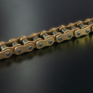 RK Chain 520MXU-120L MXUW-Ring GOLD (Up to 500cc)