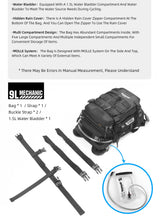 RhinoWalk 9L Motorcycle Tank Bag – Hydration Bladder, Waterproof Gear