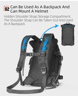 RhinoWalk 9L Motorcycle Tank Bag – Hydration Bladder, Waterproof Gear
