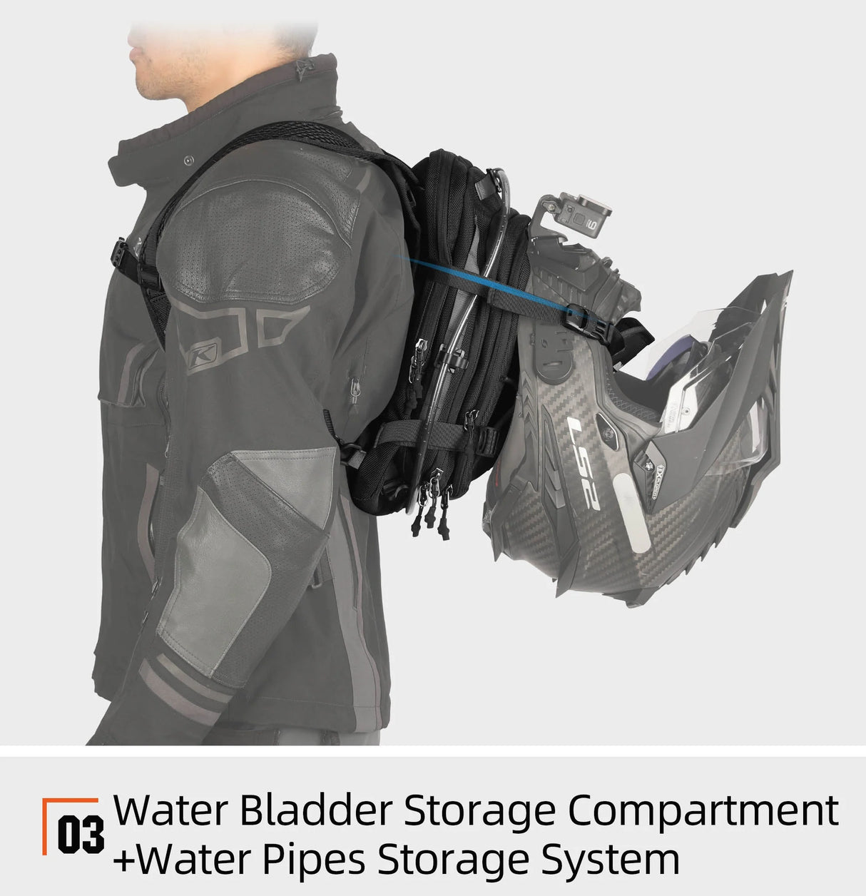 RhinoWalk 9L Motorcycle Tank Bag – Hydration Bladder, Waterproof Gear
