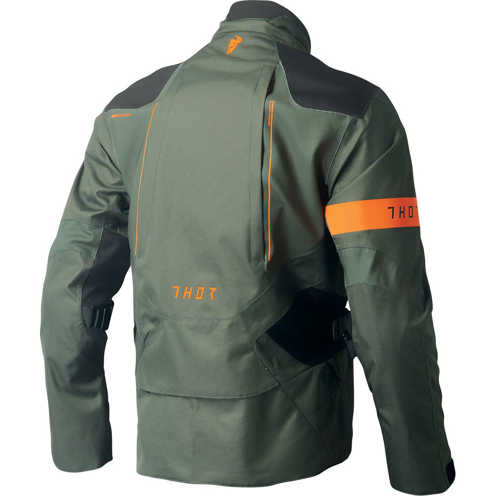 Thor 2025 Range Army / Orange Offroad Jacket
