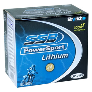 SSB Powersport LH5L-BS Lithium Ultralite 12V Battery