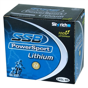 SSB Powersport LH5L-BS Lithium Ultralite 12V Battery