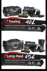 RhinoWalk Warrior Series X Waterproof Duffel Bag - 20L, 40L, 65L