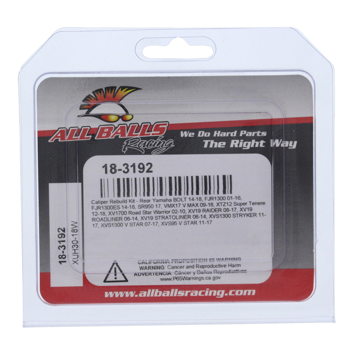 All Balls Racing Calliper Rebuild Kit (18-3192)