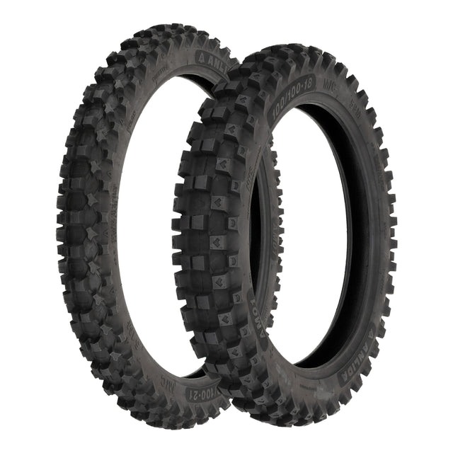 Anlida AM01 Tyre Set 80/100-21 Front & 110/90-19 Rear (NHS)