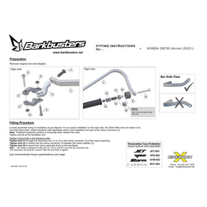 Barkbusters Handguards Honda CB 750 Hornet '23 on