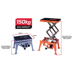 Ballards Grey Hydraulic Scissor Lift Stand