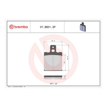 Load image into Gallery viewer, Brembo Prime Brake Pad Sinter Rear 07BB01SP
