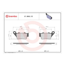 Load image into Gallery viewer, Brembo Prime Brake Pad Carbon Ceramic Rear 07BB02CC