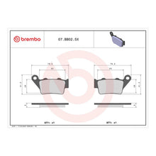 Load image into Gallery viewer, Brembo Upgrade Brake Pad Sinter Rear 07BB02SX