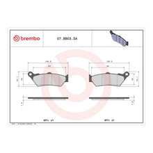 Load image into Gallery viewer, Brembo Prime Brake Pad Sinter Front 07BB03SA