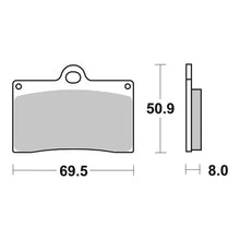Load image into Gallery viewer, Brembo Upgrade Brake Pad Carbon Ceramic Front 07BB15RC