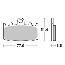 Load image into Gallery viewer, Brembo Prime Brake Pad Sinter Front 07BB26SA