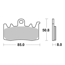 Load image into Gallery viewer, Brembo Prime Brake Pad Sinter Front 07BB38SA