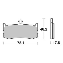 Load image into Gallery viewer, Brembo Prime Brake Pad Sinter Front 07GR06SA