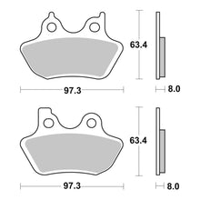 Load image into Gallery viewer, Brembo Prime Brake Pad Sinter Rear 07HD16SP