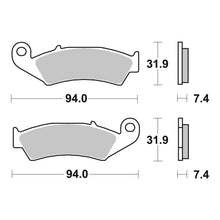 Load image into Gallery viewer, Brembo Upgrade Brake Pad Sinter Front 07HO25SX