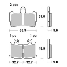 Load image into Gallery viewer, Brembo Prime Brake Pad Sinter Front 07HO37SA