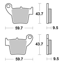 Load image into Gallery viewer, Brembo Upgrade Brake Pad Sinter Rear 07HO48SX