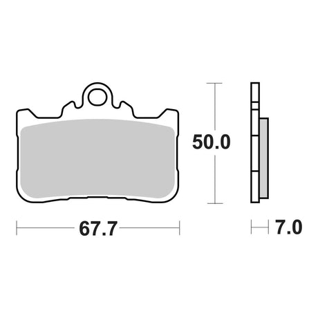 Brembo Prime Brake Pad Sinter Front 07HO72SA
