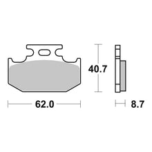 Load image into Gallery viewer, Brembo Prime Brake Pad Sinter Rear 07KA12SD